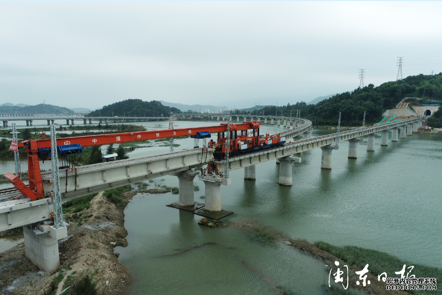 宁德汽车基地铁路专用线全线完成铺设