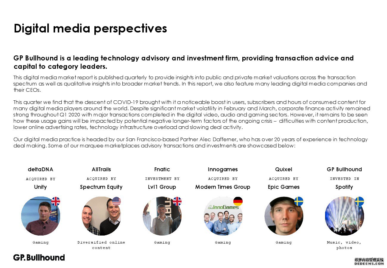 GP Bullhound��2020���һ��������ý����ҵ����