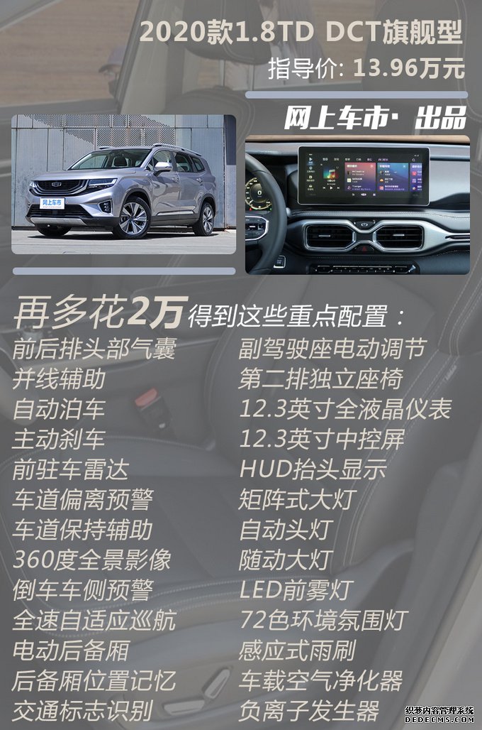 颜值出众/空间不输汉兰达 吉利豪越哪款值得买?