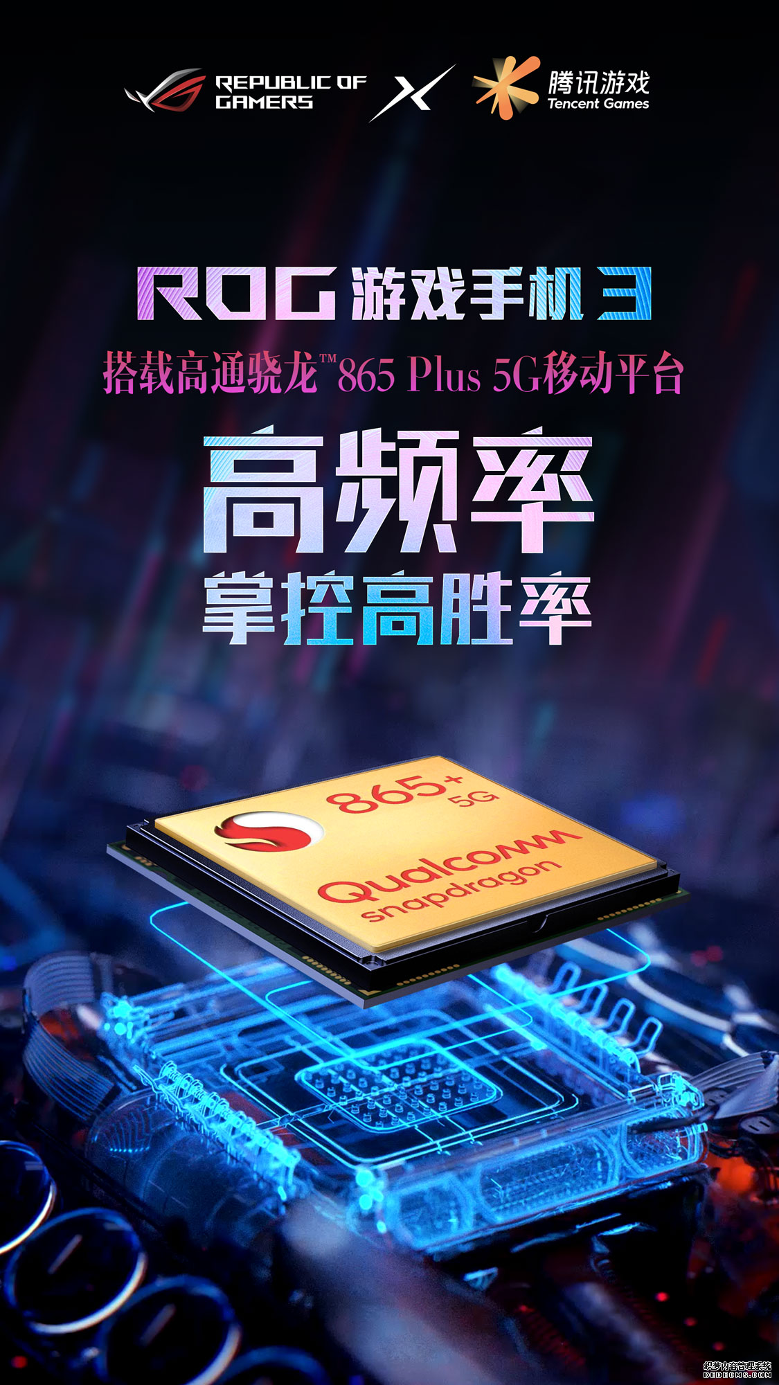 ROG游戏手机3:率先搭载骁龙865 Plus 5G移动平台