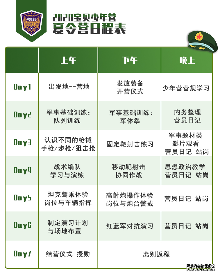 宝贝走天下军事夏令营好评如潮,孩子看得见的成长