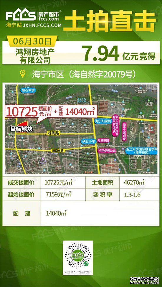 6月海宁楼市签约量突破两千,土地市场成交火热